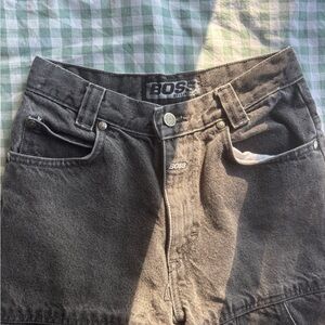 VINTAGE BOSS Dark Wash Denim Jeans